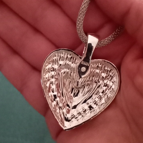 NWOT! Vintage Roman Jewelry Company Silver-Tone Pendant And Chain Set - Picture 5 of 6